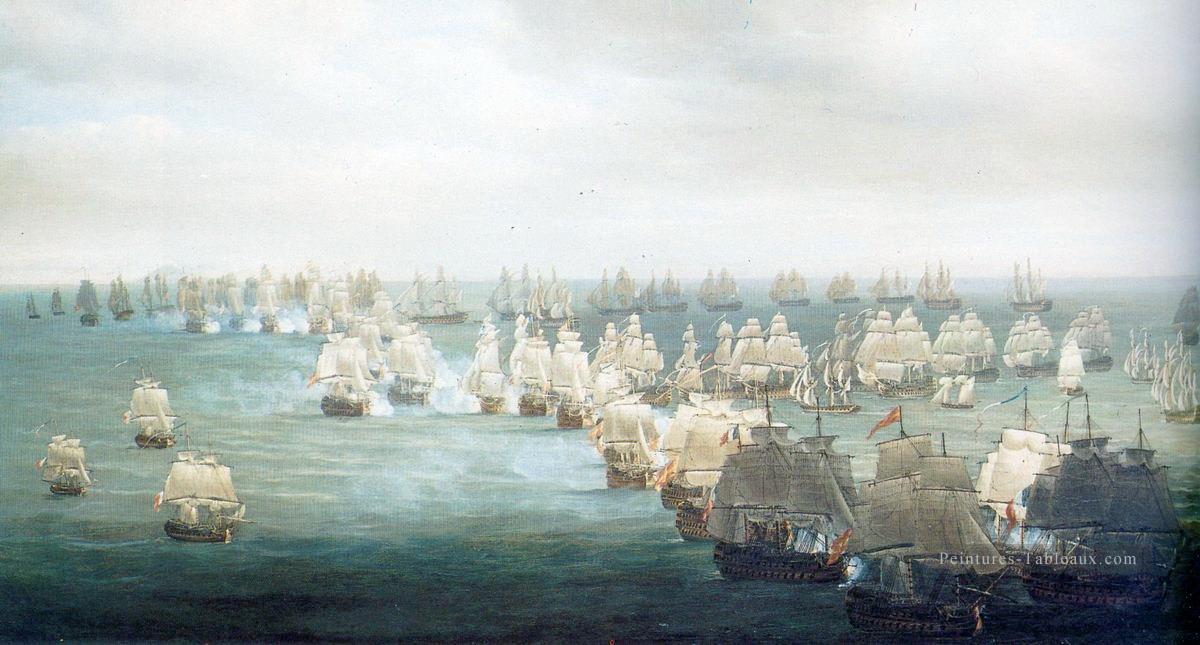 Trafalgar Sea Warfare Peintures à l'huile